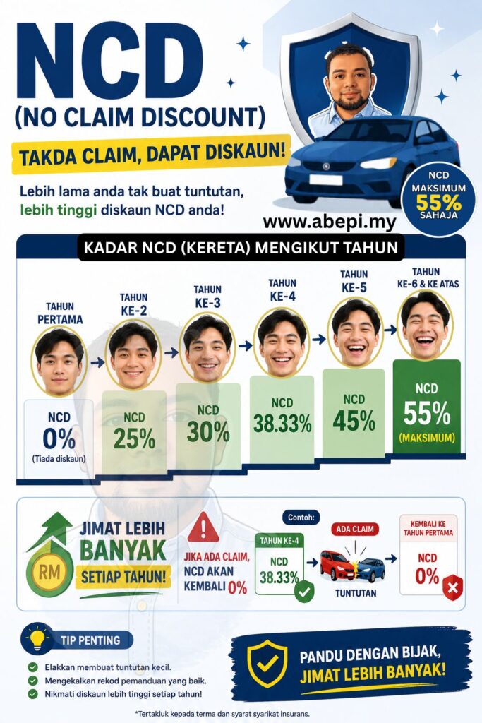 kadar ncd kereta